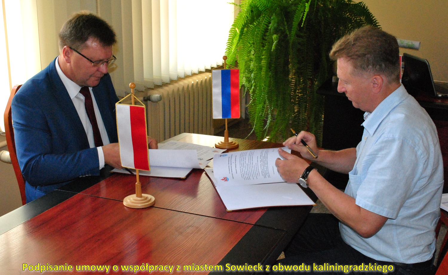 Podpisanie porozumienia o współpracy z miastem Sowieck